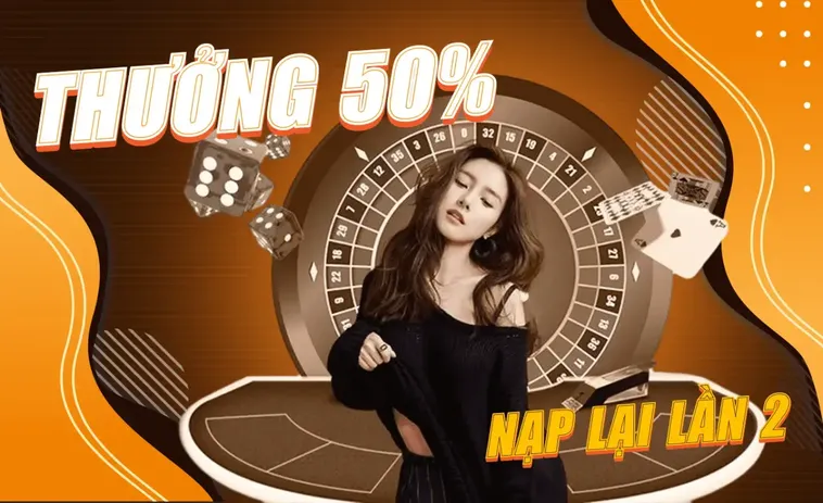 Cơ Hội Nhận Thưởng Nạp Lần Hai Tặng 50% Tại Nhà Cái D79Bet