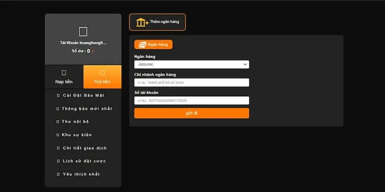 Hướng Dẫn Rút Tiền D79Bet Nhanh Chóng Về Tài Khoản Trong Ba Phút